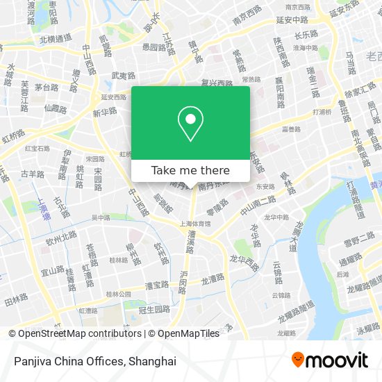 Panjiva China Offices map