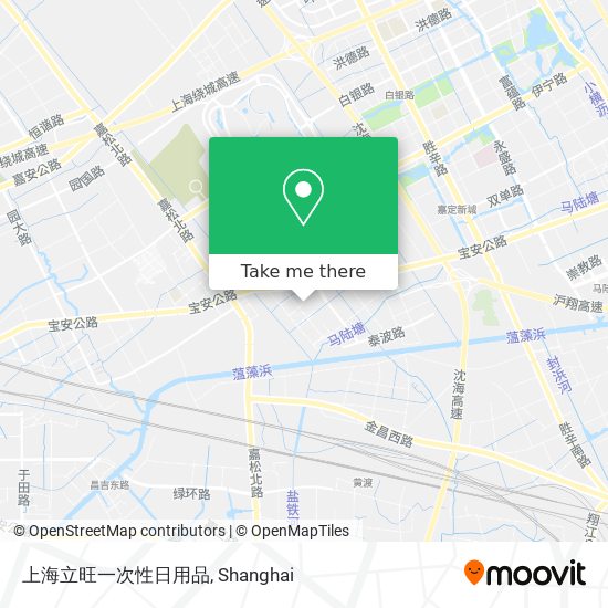 上海立旺一次性日用品 map