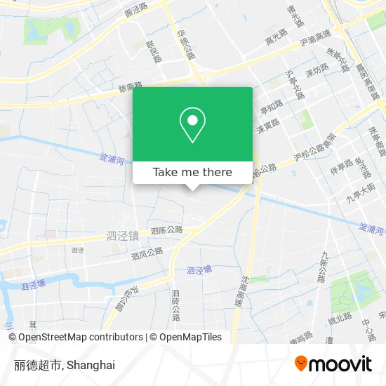 丽德超市 map