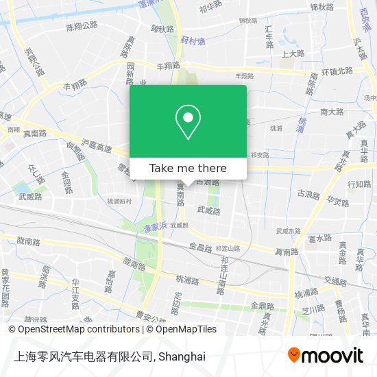 上海零风汽车电器有限公司 map