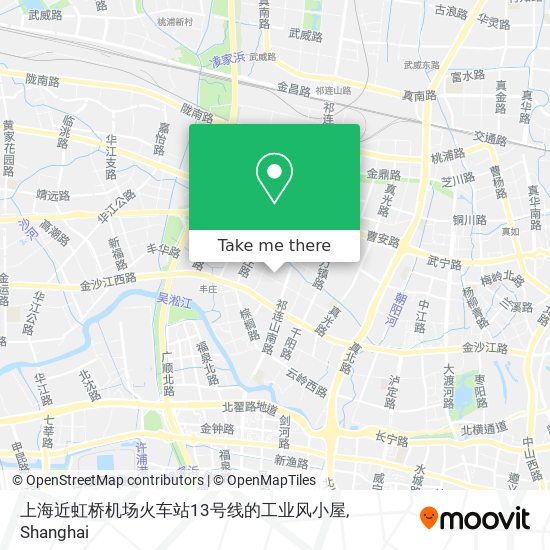 上海近虹桥机场火车站13号线的工业风小屋 map
