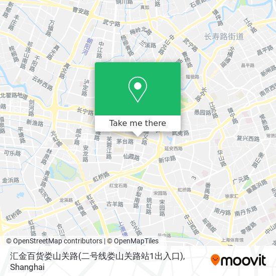 汇金百货娄山关路(二号线娄山关路站1出入口) map