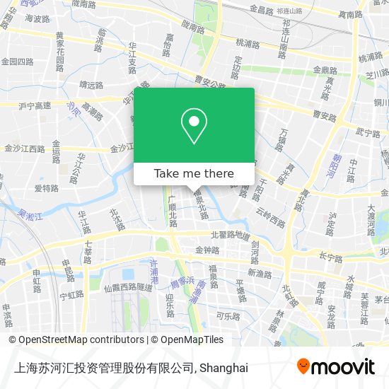 上海苏河汇投资管理股份有限公司 map