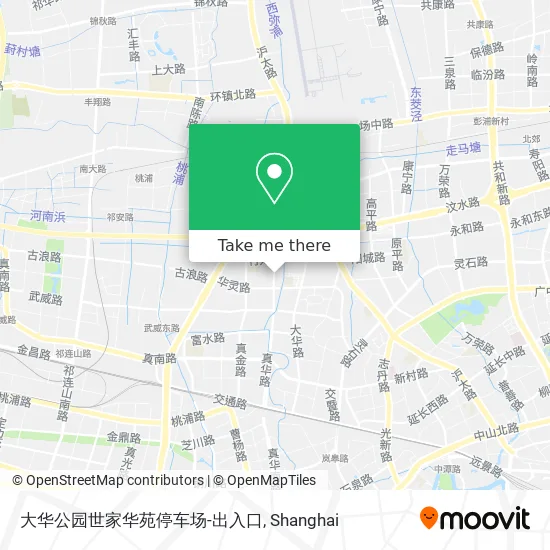 大华公园世家华苑停车场-出入口 map