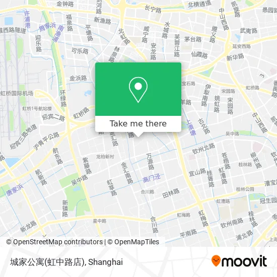 城家公寓(虹中路店) map