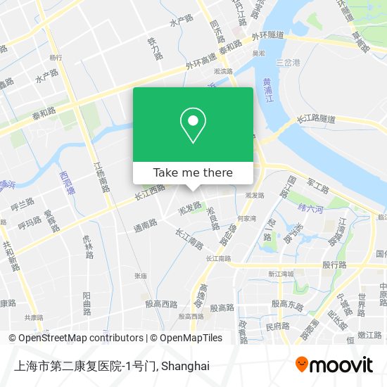 上海市第二康复医院-1号门 map