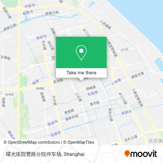 曙光医院曹路分院停车场 map