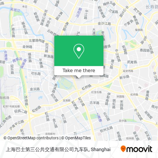 上海巴士第三公共交通有限公司九车队 map