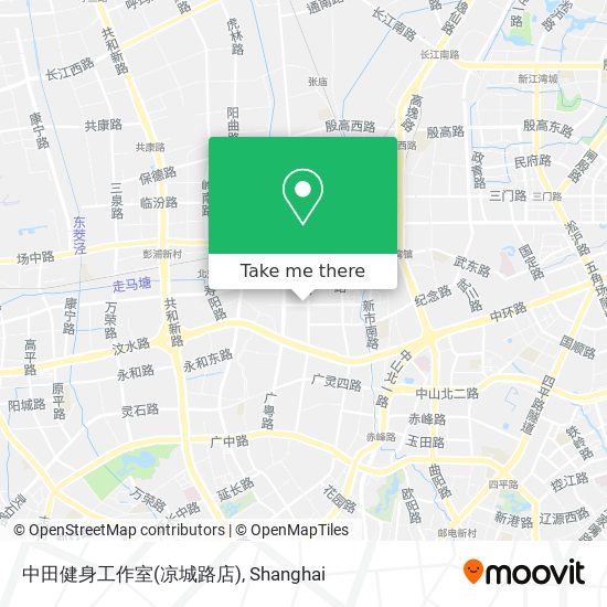 中田健身工作室(凉城路店) map