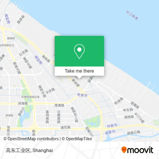 高东工业区 map