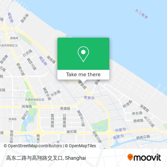 高东二路与高翔路交叉口 map