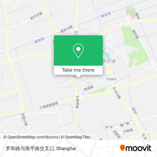 罗和路与美平路交叉口 map