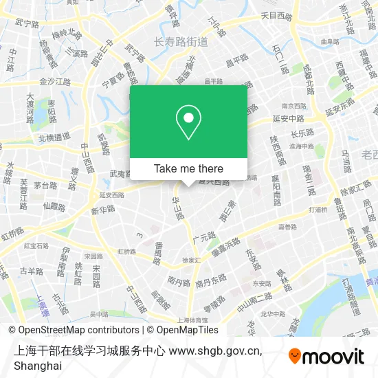 上海干部在线学习城服务中心 www.shgb.gov.cn map