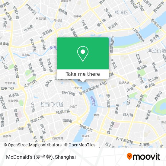 McDonald's (麦当劳) map