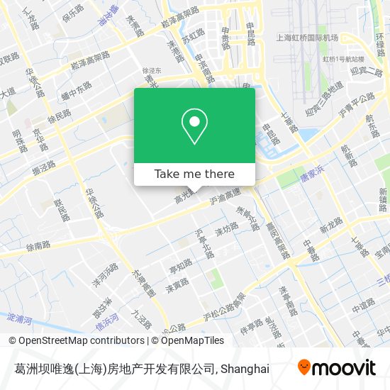 葛洲坝唯逸(上海)房地产开发有限公司 map