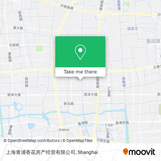 上海青浦香花房产经营有限公司 map