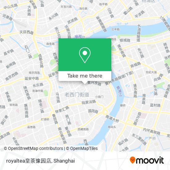 royaltea皇茶豫园店 map