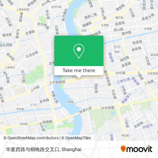 华夏西路与桐晚路交叉口 map