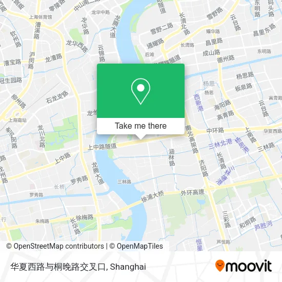 华夏西路与桐晚路交叉口 map