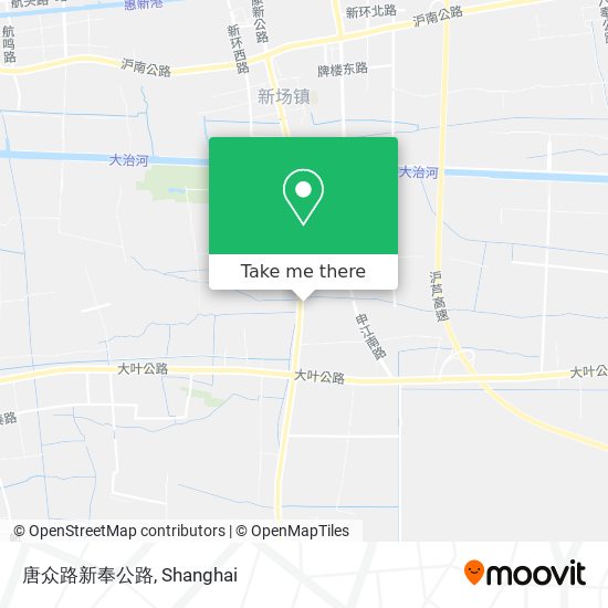唐众路新奉公路 map
