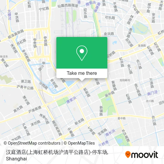 汉庭酒店(上海虹桥机场沪清平公路店)-停车场 map