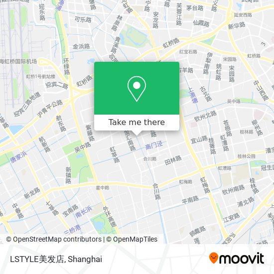 LSTYLE美发店 map