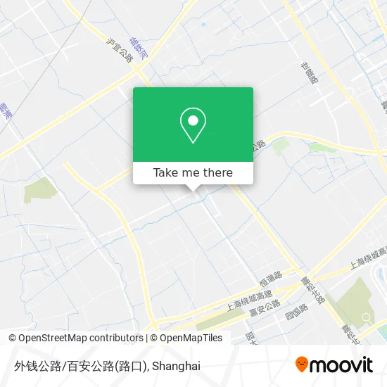 外钱公路/百安公路(路口) map
