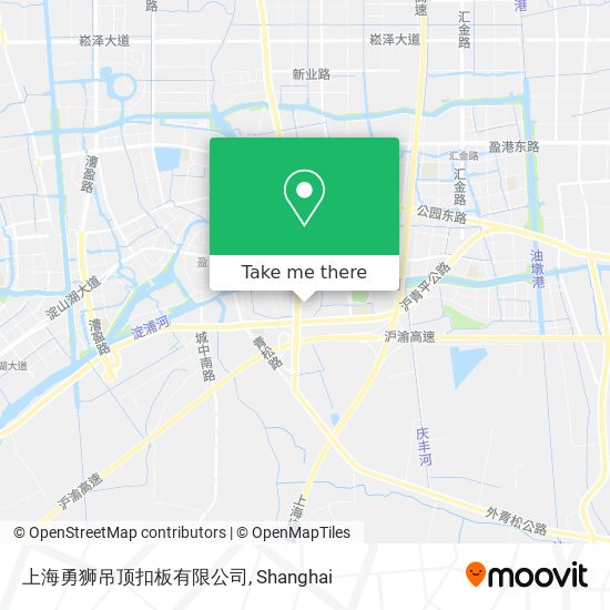 上海勇狮吊顶扣板有限公司 map
