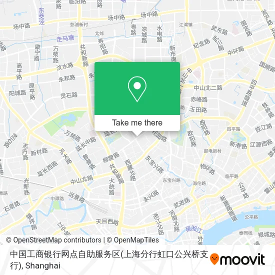 中国工商银行网点自助服务区(上海分行虹口公兴桥支行) map