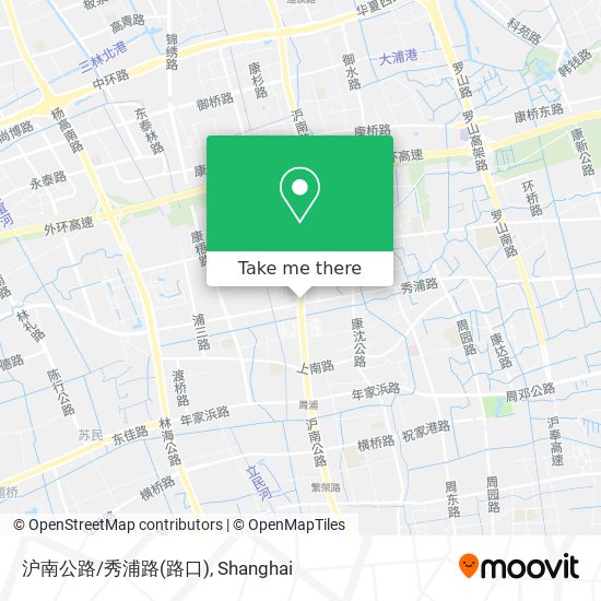 沪南公路/秀浦路(路口) map