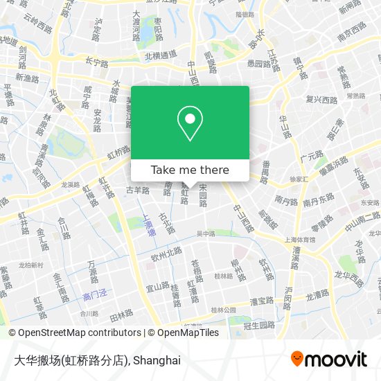 大华搬场(虹桥路分店) map