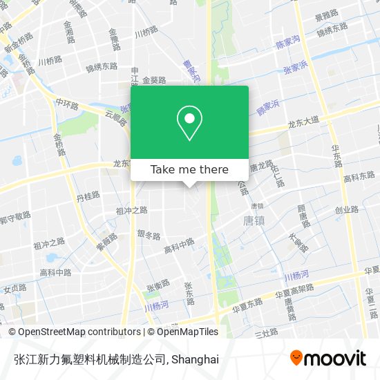 张江新力氟塑料机械制造公司 map