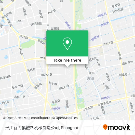 张江新力氟塑料机械制造公司 map