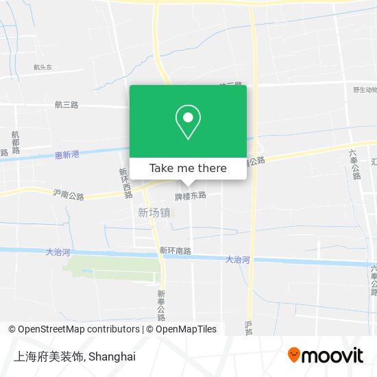 上海府美装饰 map