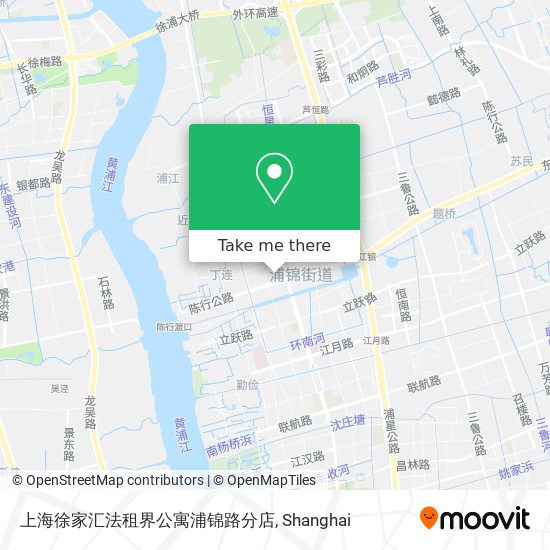 上海徐家汇法租界公寓浦锦路分店 map