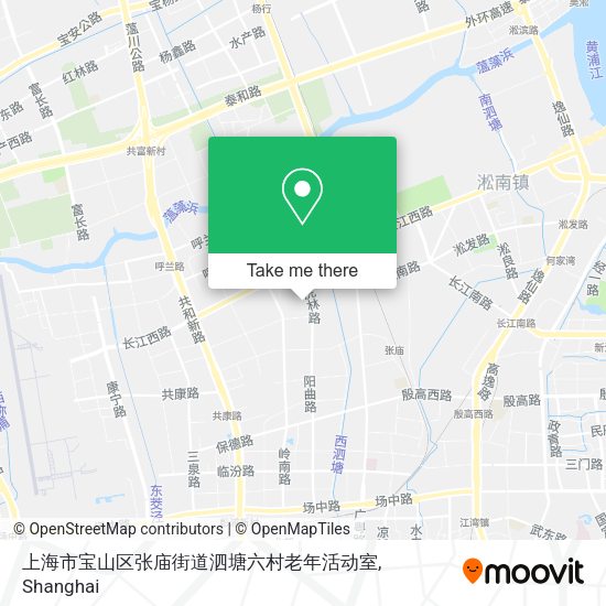 上海市宝山区张庙街道泗塘六村老年活动室 map