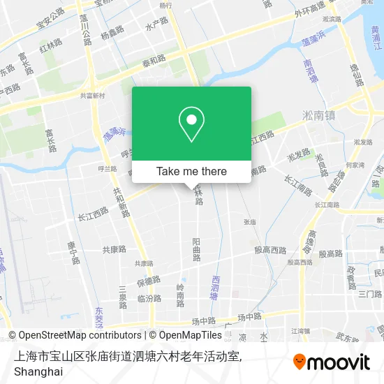 上海市宝山区张庙街道泗塘六村老年活动室 map