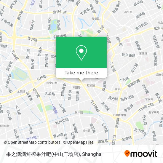 果之满满鲜榨果汁吧(中山广场店) map