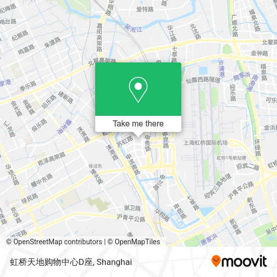 虹桥天地购物中心D座 map