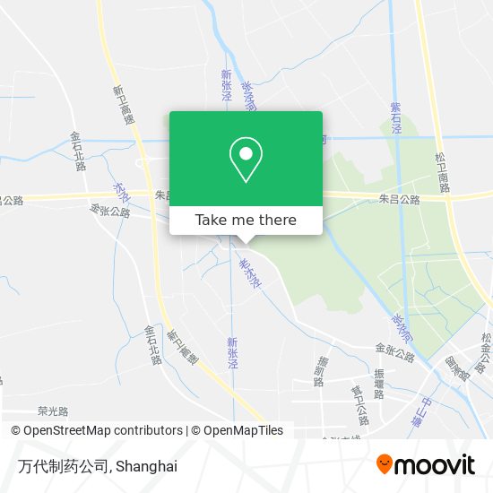 万代制药公司 map