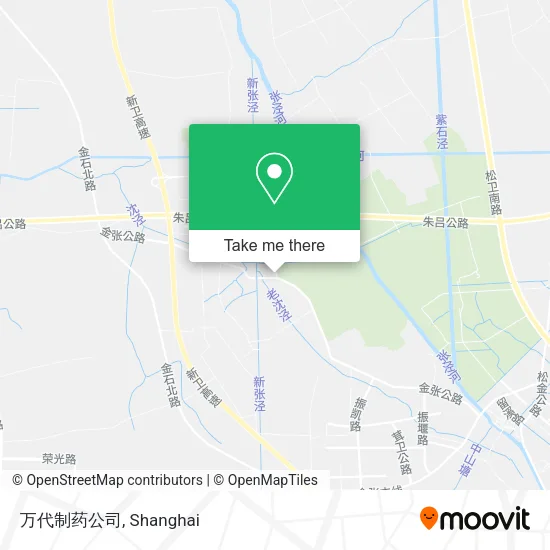 万代制药公司 map