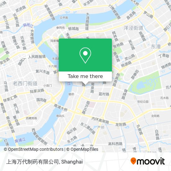 上海万代制药有限公司 map