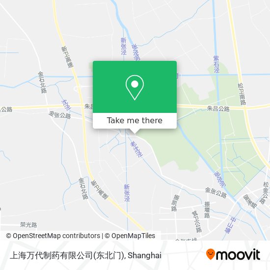 上海万代制药有限公司(东北门) map