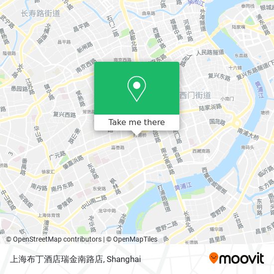 上海布丁酒店瑞金南路店 map