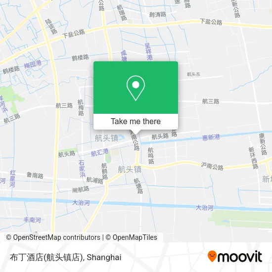 布丁酒店(航头镇店) map