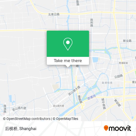 后横桥 map