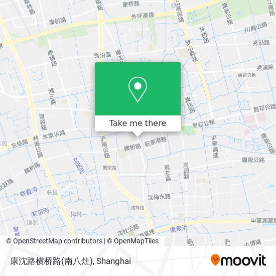 康沈路横桥路(南八灶) map