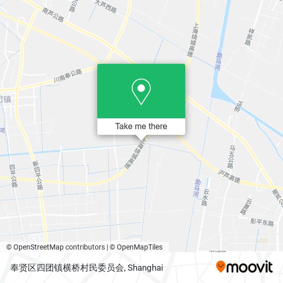 奉贤区四团镇横桥村民委员会 map