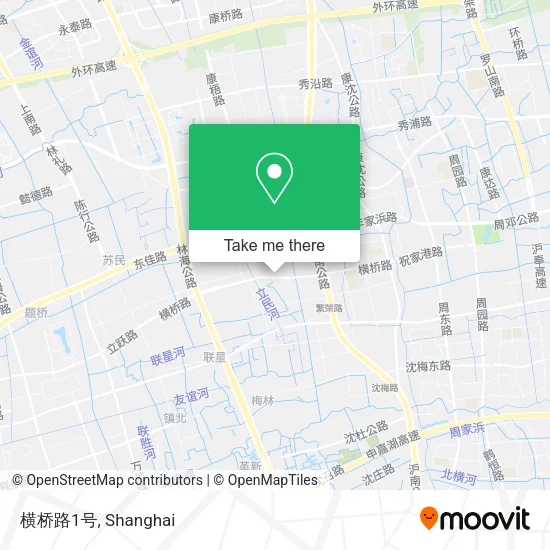 横桥路1号 map