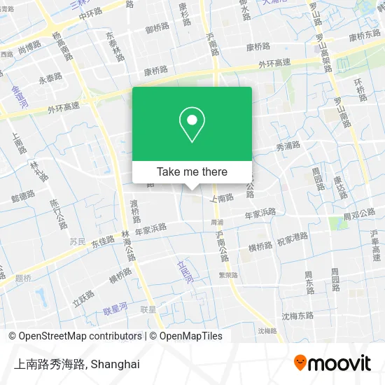 上南路秀海路 map